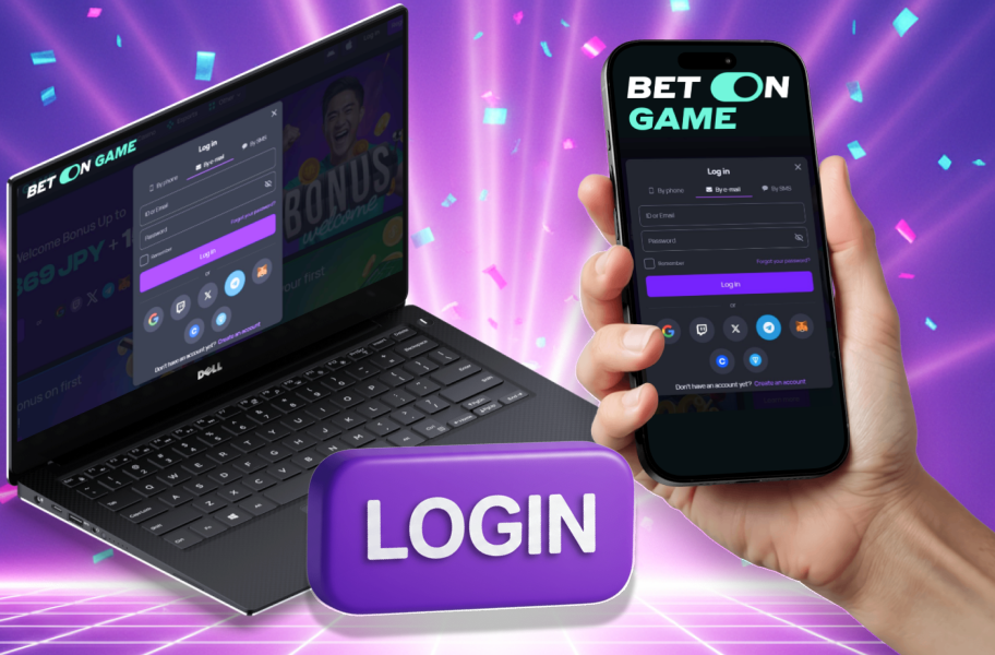 BetOnGame Login Process