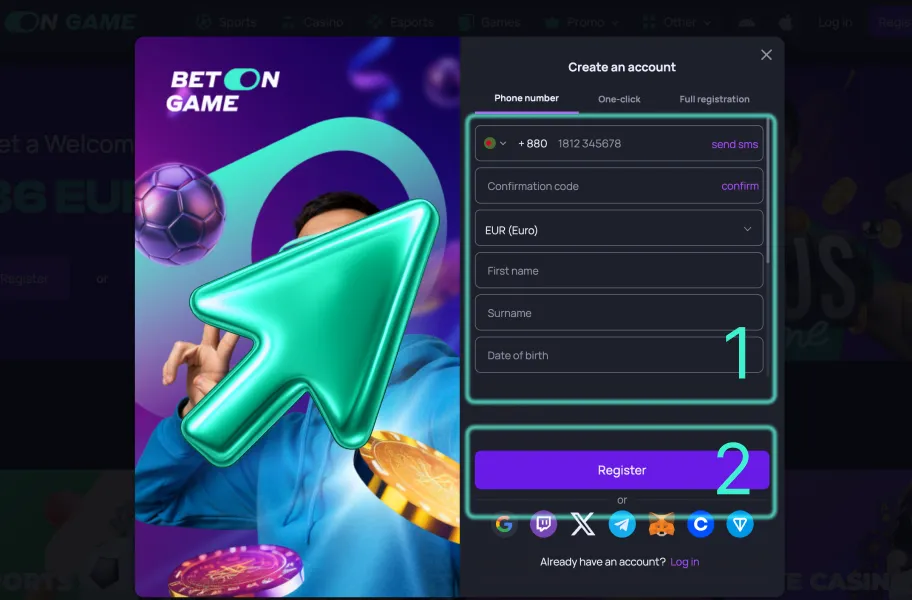 How to Claim Your BetOnGame Welcome Bonus Step_2