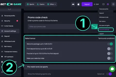 Make Qualifying Deposit