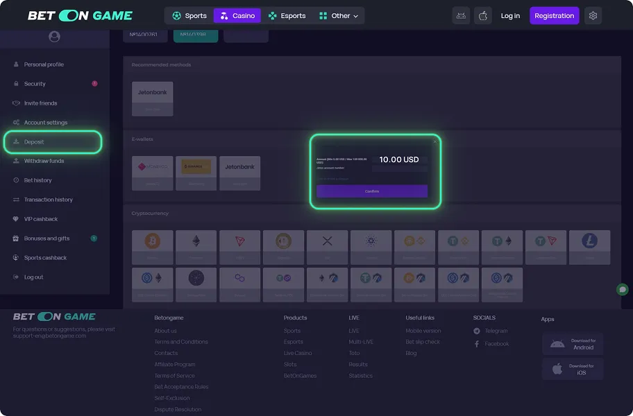 Make Your First Deposit