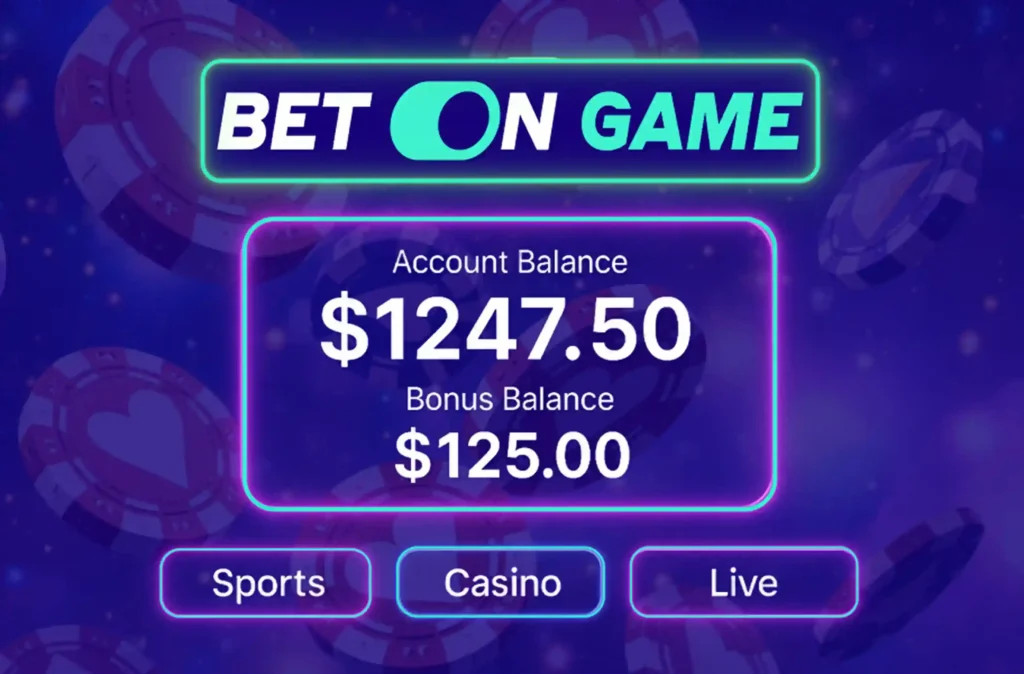 BetOnGame account main banner