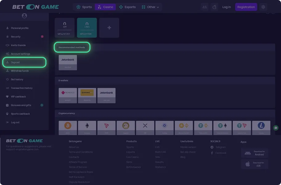 Choose Your Payment Method